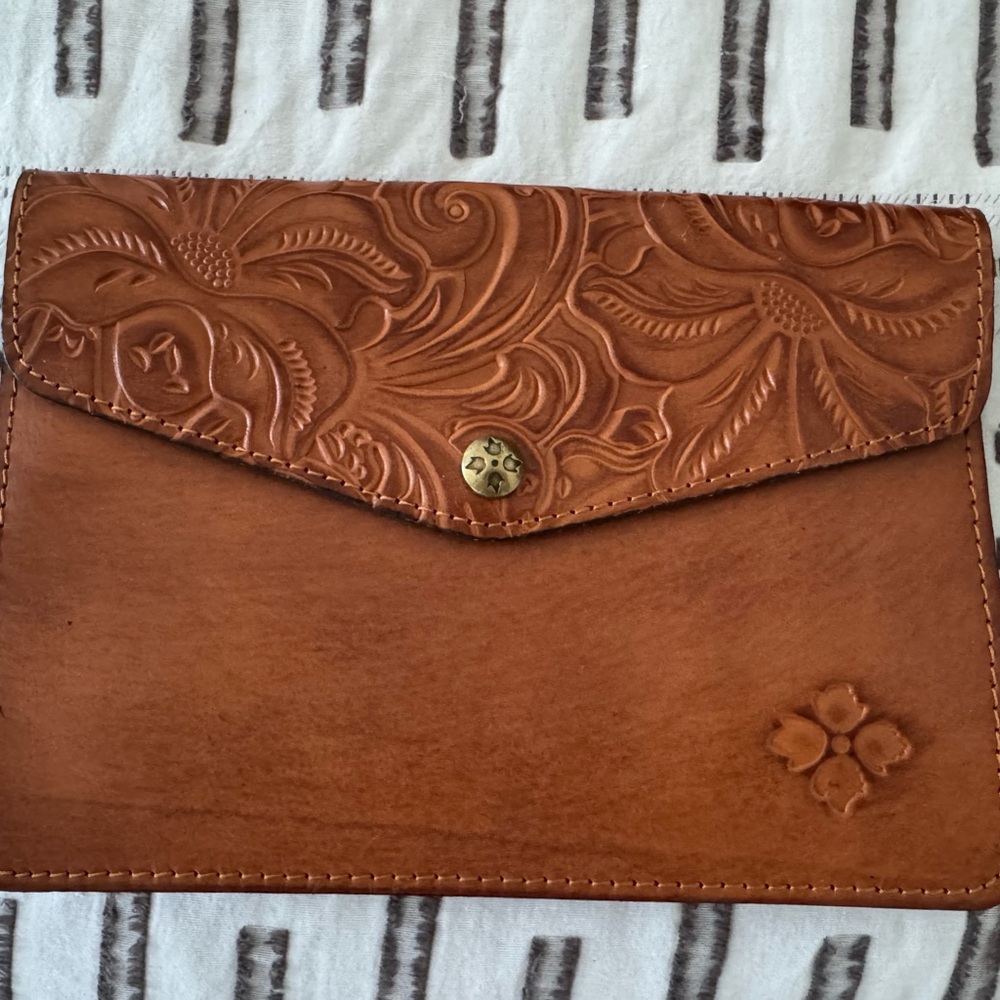 Patricia Nash Envelope Leather Clutch